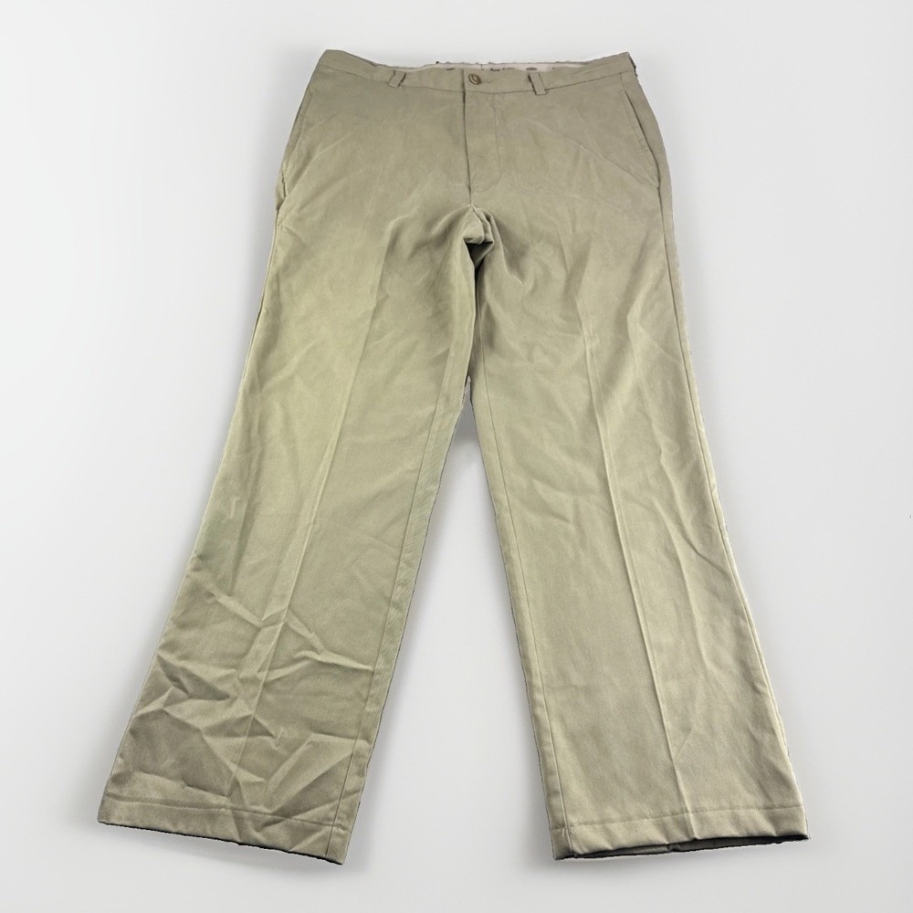 Tommy Bahama Lyocell Khakis Mens 34x30 Beige Pants Slacks Trousers Chinos READ
